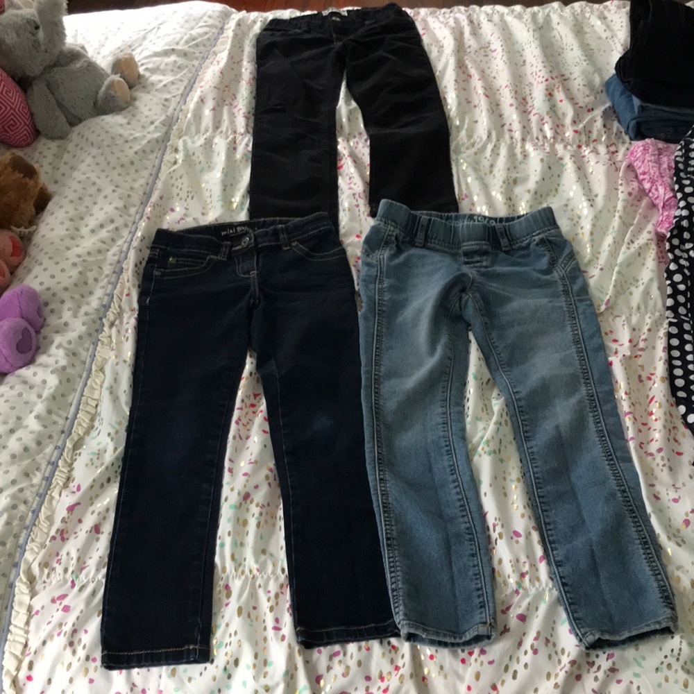 girls lot size 7 jeans and cords Gap mini Boden